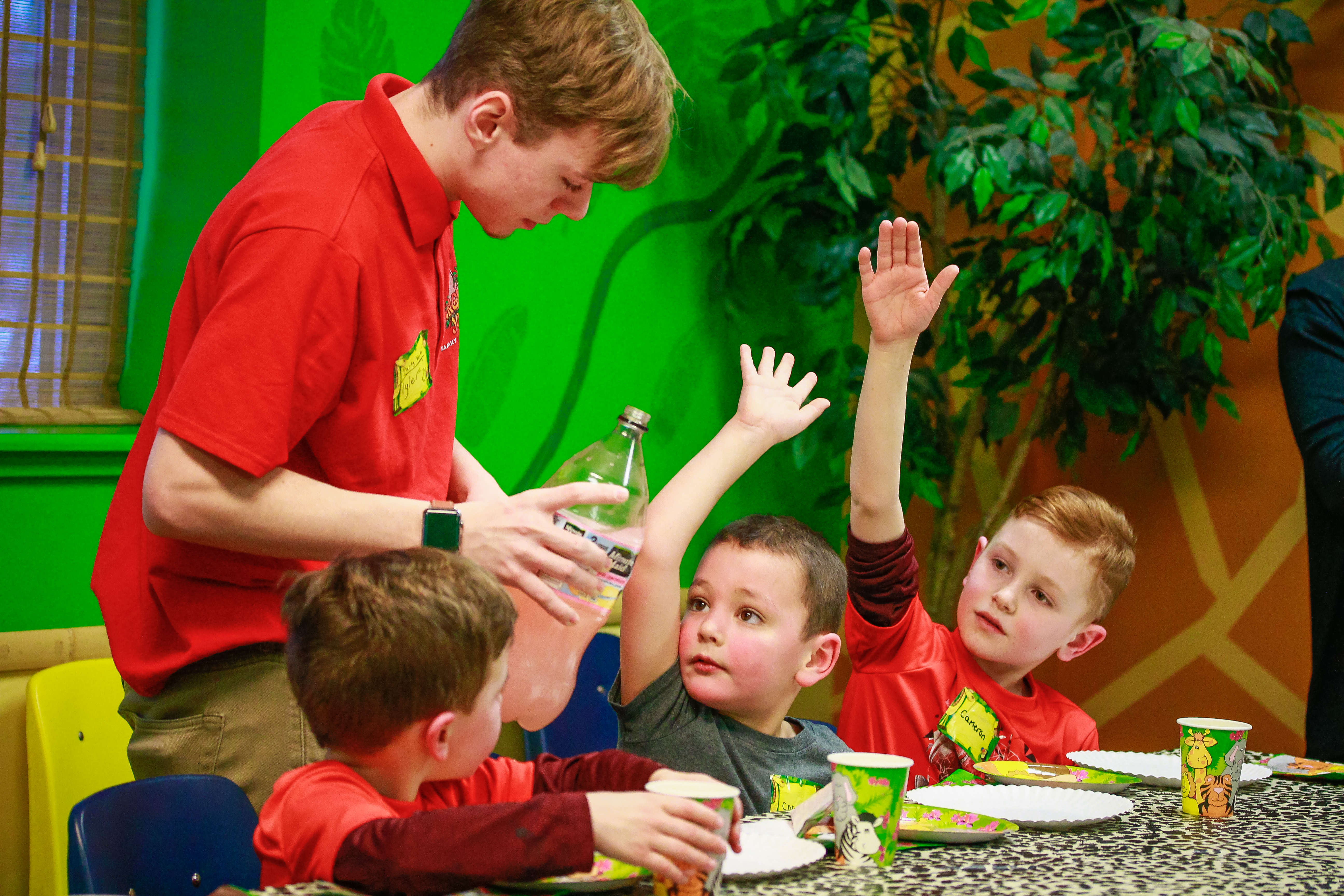 Host your child's party at Jungle Joe's